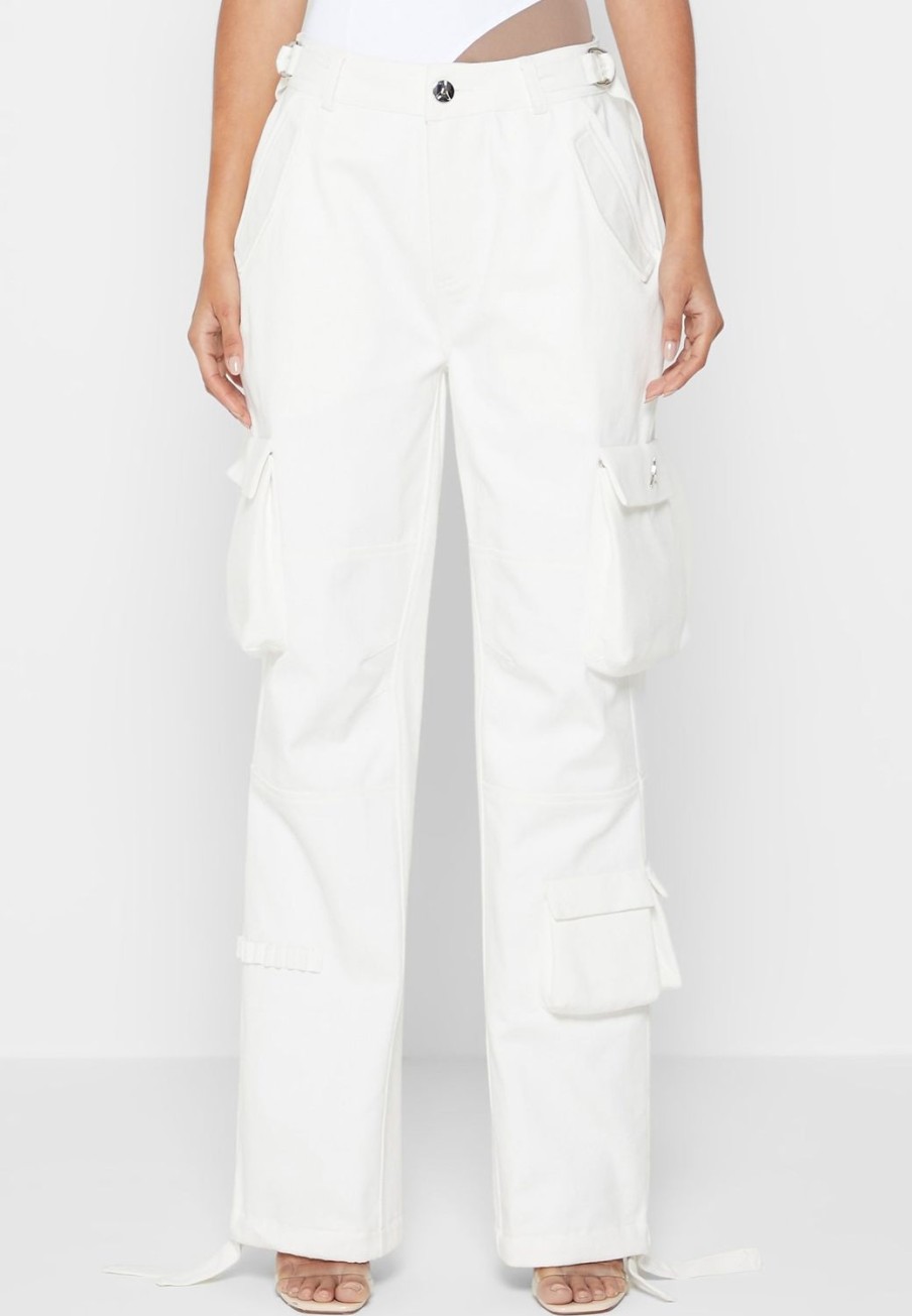 Maniere De Voir Mid Rise Cargo Pants | Cargo Pants & Joggers