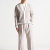 Maniere De Voir Textured Belted Tailored Trousers | Modern Tailoring