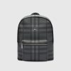 Maniere De Voir Vegan Leather Check Backpack | Bags