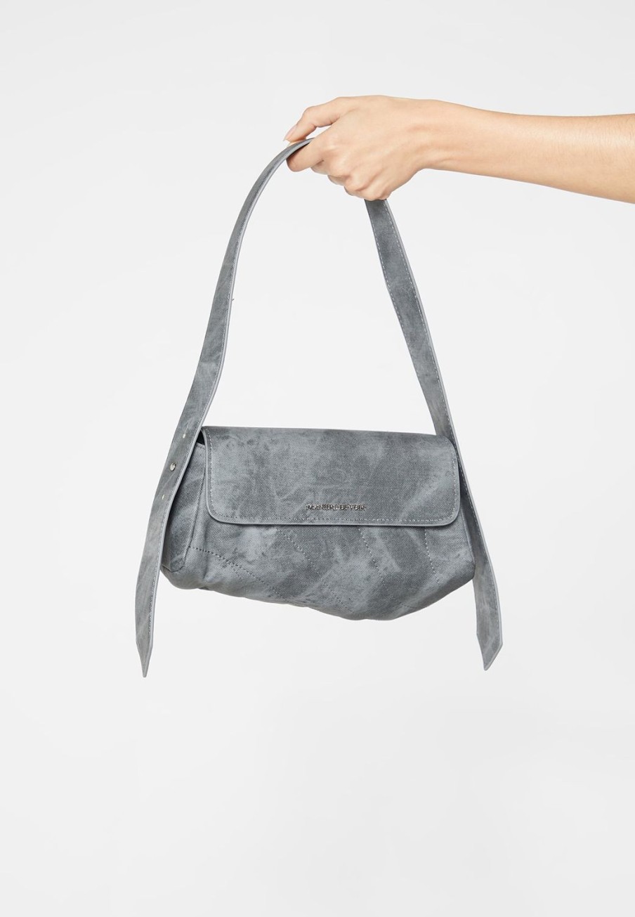 Maniere De Voir Vintage Marble Leather Bag - Washed | Bags