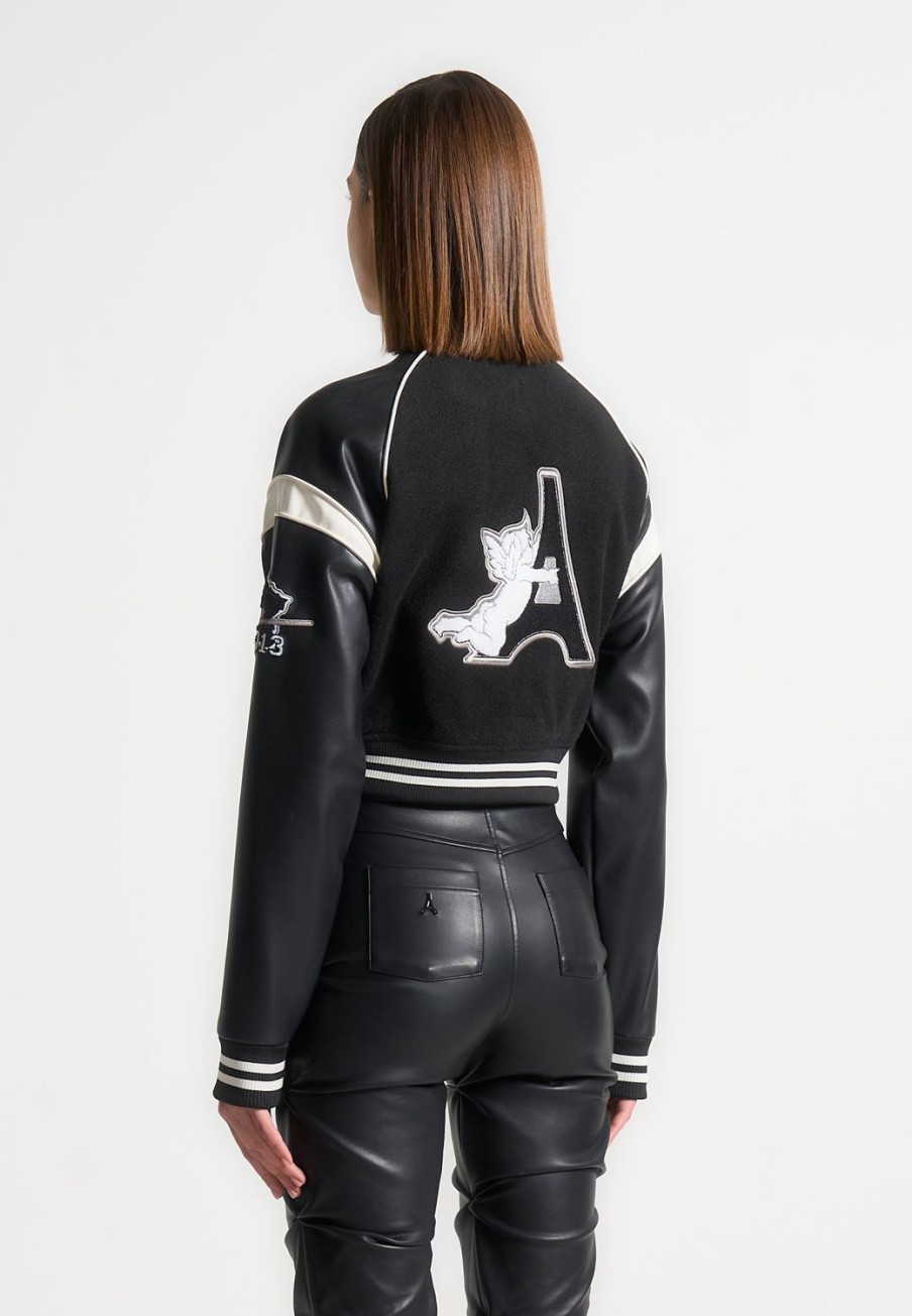 Maniere De Voir Eiffel Varsity Jacket | Jackets