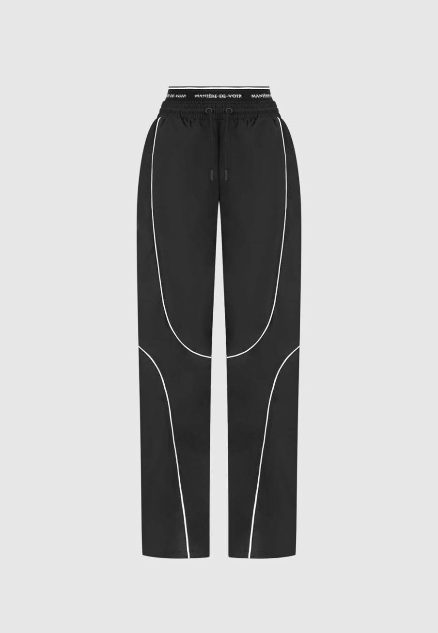 Maniere De Voir Mdv Banded Contour Joggers | Cargo Pants & Joggers