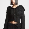 Maniere De Voir Chunky Knit Cardigan | Knitwear