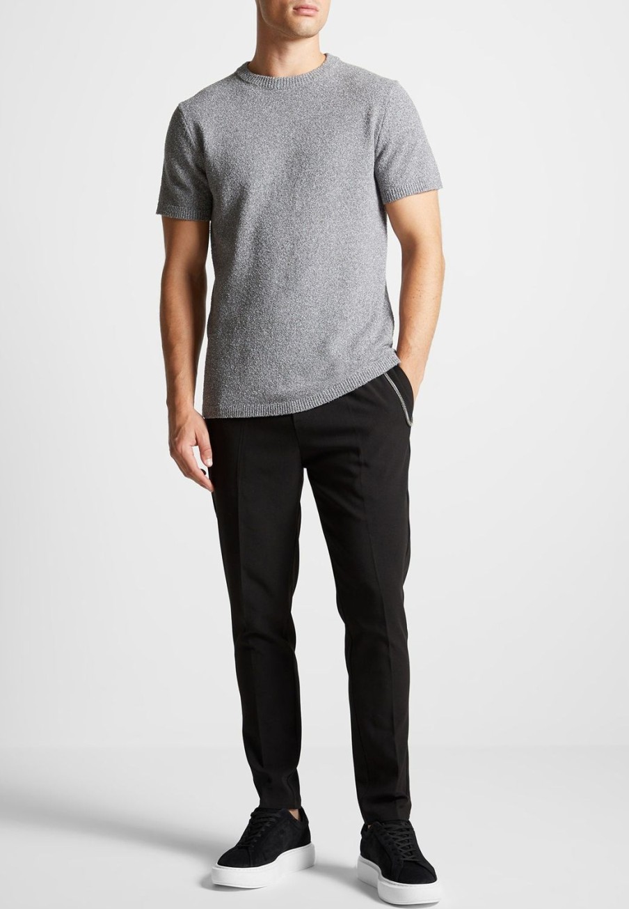 Maniere De Voir Boucle Knit Regular Fit T-Shirt | T-Shirts & Tops