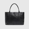 Maniere De Voir Vegan Leather Woven Tote Bag | Bags