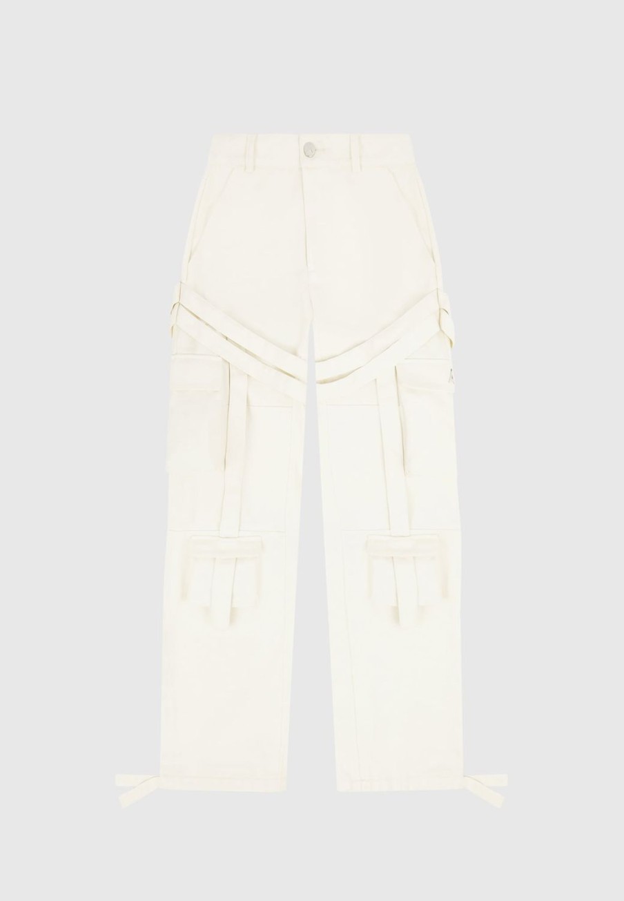 Maniere De Voir Strap Detail Cargo Pants | Cargo Pants & Joggers