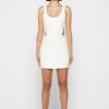 Maniere De Voir Vegan Leather Corset Mini Dress | Dresses