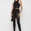 Maniere De Voir Knitted High Waisted Leggings | Leggings