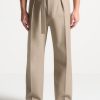 Maniere De Voir Textured Belted Tailored Trousers | Formal Trousers