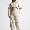 Maniere De Voir Wool Tailored Cargo Trousers | Trousers