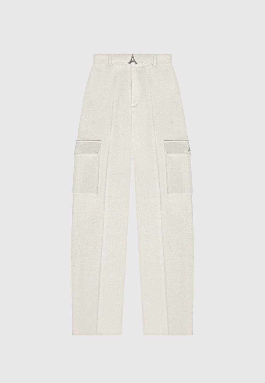 Maniere De Voir Wool Tailored Cargo Trousers | Trousers