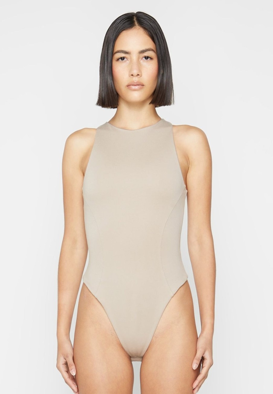 Maniere De Voir Eternelle Racer Neck Bodysuit | Bodysuits