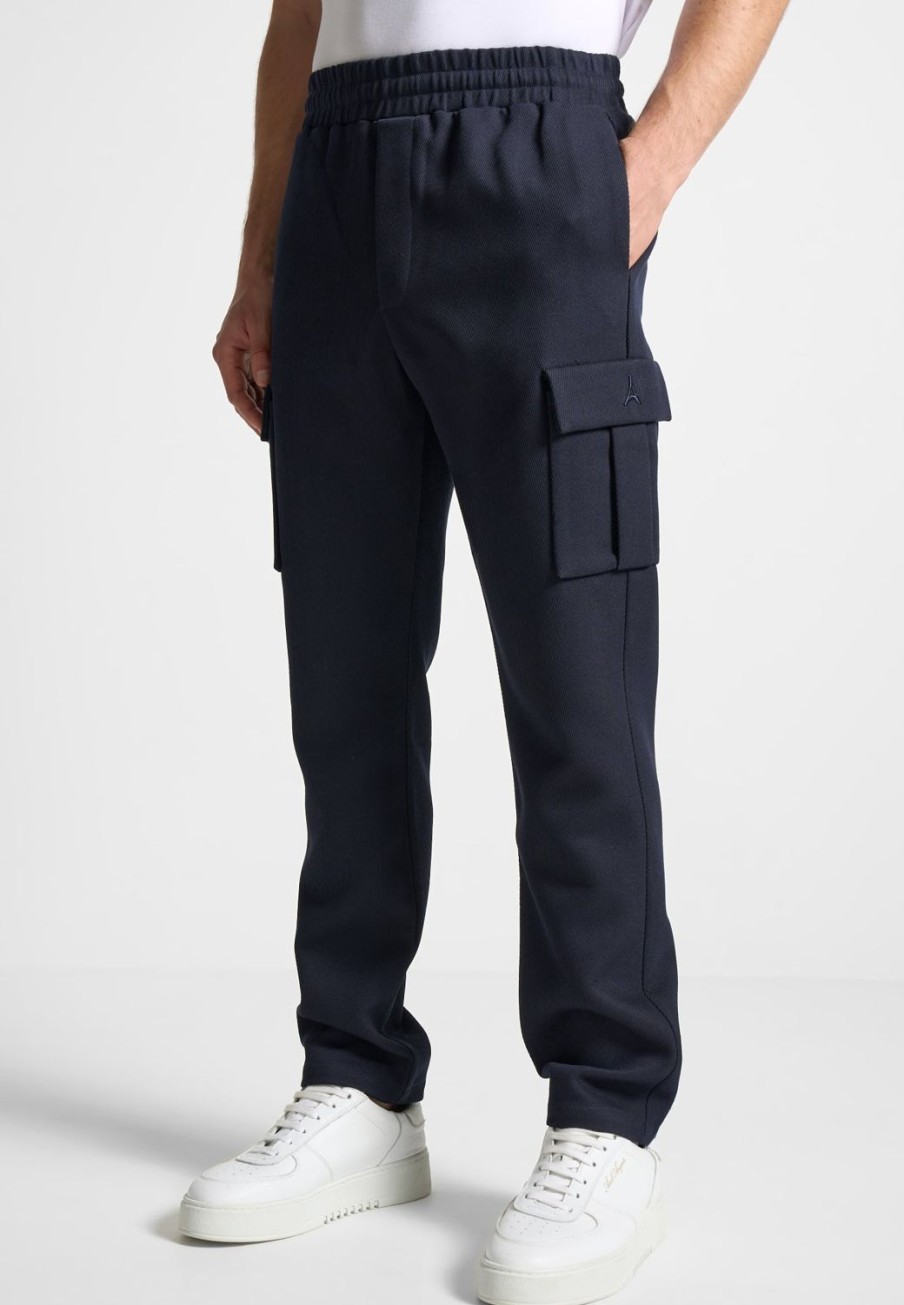 Maniere De Voir Twill Cargo Regular Fit Pants | Casual Trousers