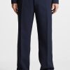 Maniere De Voir Waffle Seersucker Trousers | Modern Tailoring