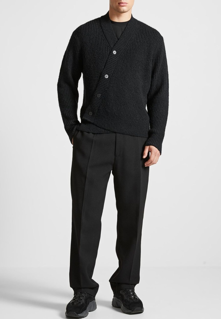 Maniere De Voir Waffle Seersucker Trousers | Modern Tailoring