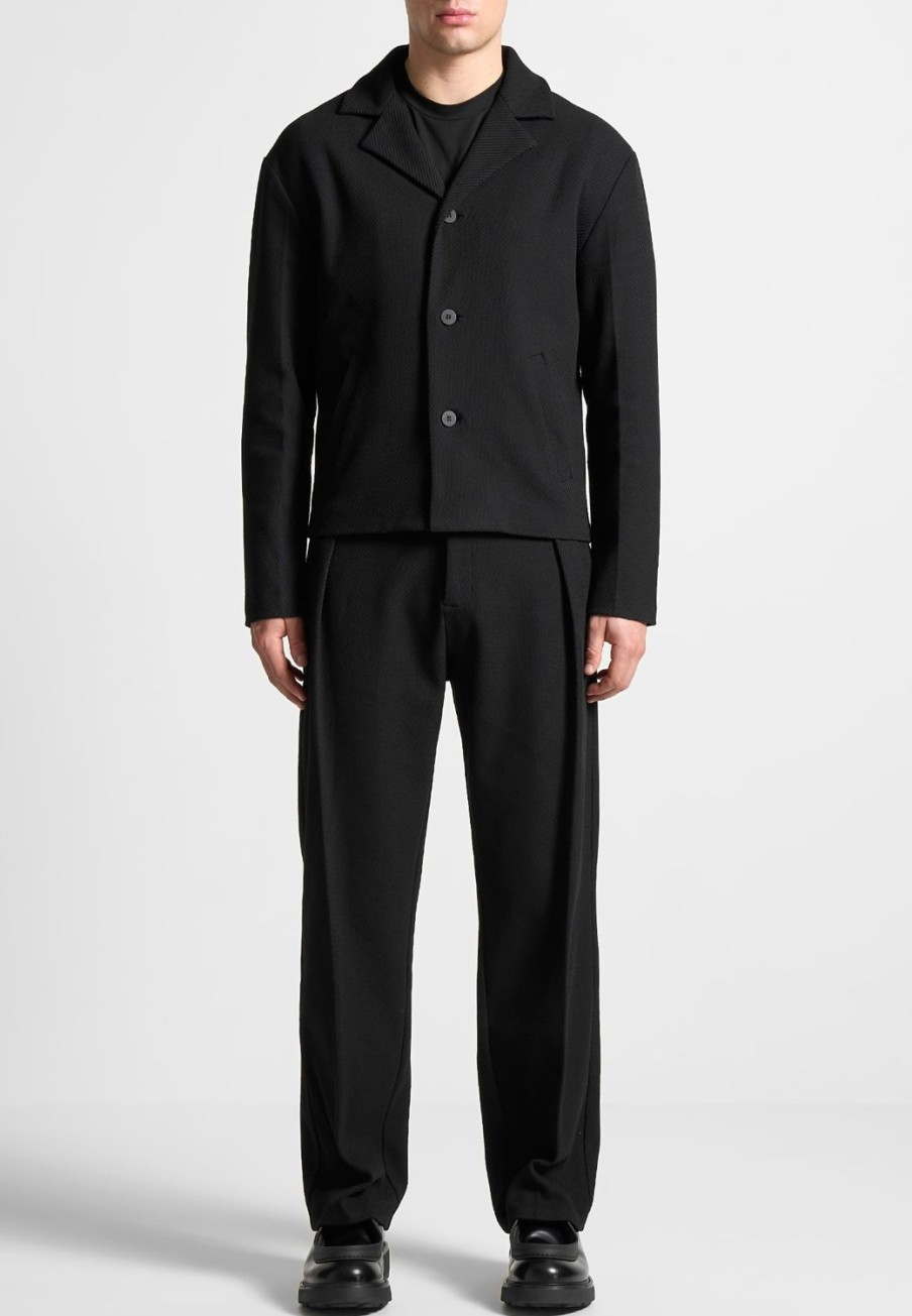 Maniere De Voir Twill Regular Trousers With Pleat | Modern Tailoring