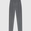 Maniere De Voir Tapered Fit Press Crease Tailored Trousers | Formal Trousers