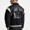 Maniere De Voir Raglan Corduroy Eiffel Varsity Jacket | Jackets