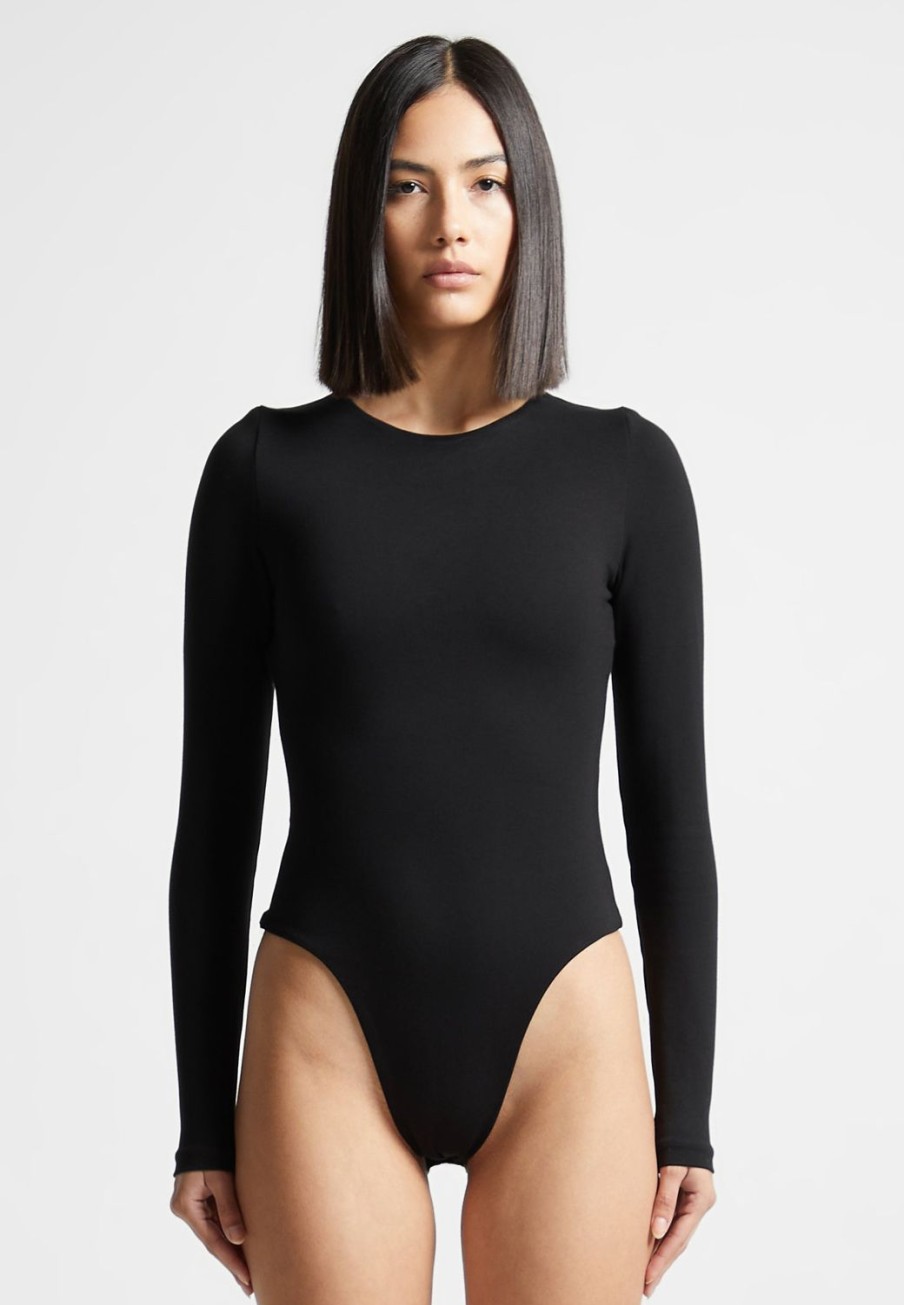 Maniere De Voir Eternelle Long Sleeve Bodysuit | Bodysuits