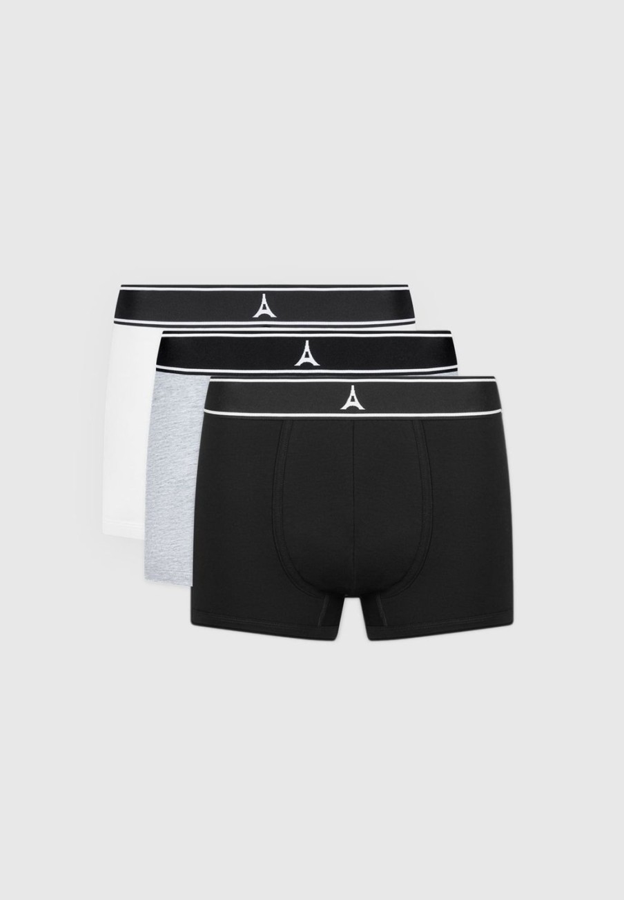 Maniere De Voir L'Eiffel Boxers Pack Of 3 | Underwear