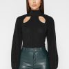 Maniere De Voir Jumper Bodysuit With Cut Out | Knitwear