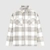 Maniere De Voir Checked Wool Shacket | Jackets