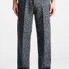 Maniere De Voir Brushed Herringbone Trousers | Modern Tailoring