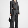 Maniere De Voir High Waisted Tailored Trousers | Matching Sets