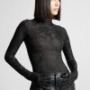 Maniere De Voir Jacquard Bodysuit With Gloves | Bodysuits