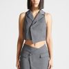 Maniere De Voir Tailored Asymmetric Waistcoat | Matching Sets