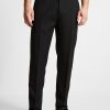 Maniere De Voir Tapered Fit Press Crease Tailored Trousers | Formal Trousers