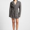 Maniere De Voir Oversized Pinstripe Blazer Dress | Dresses