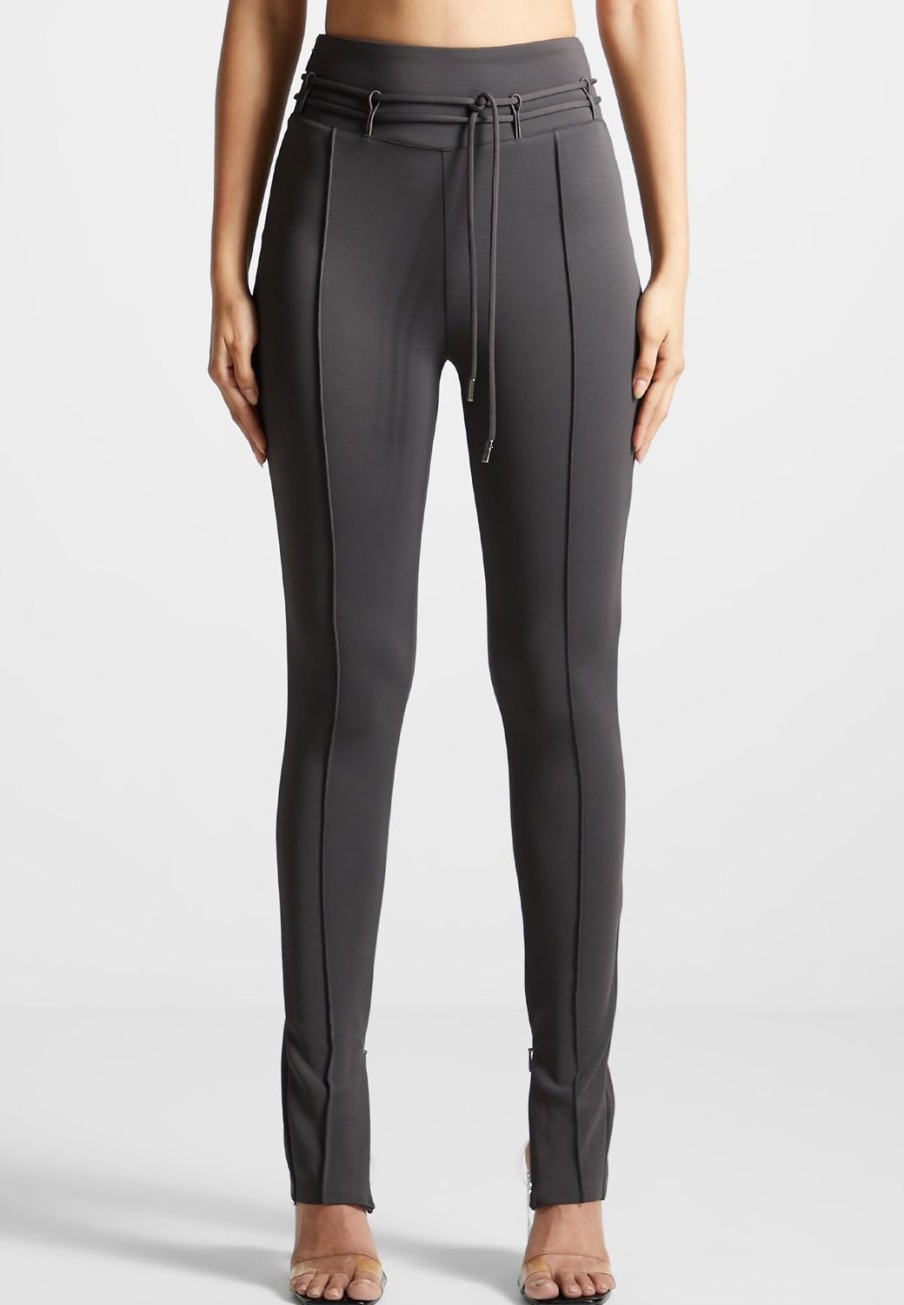 Maniere De Voir Neoprene Tie Detail Leggings | Matching Sets