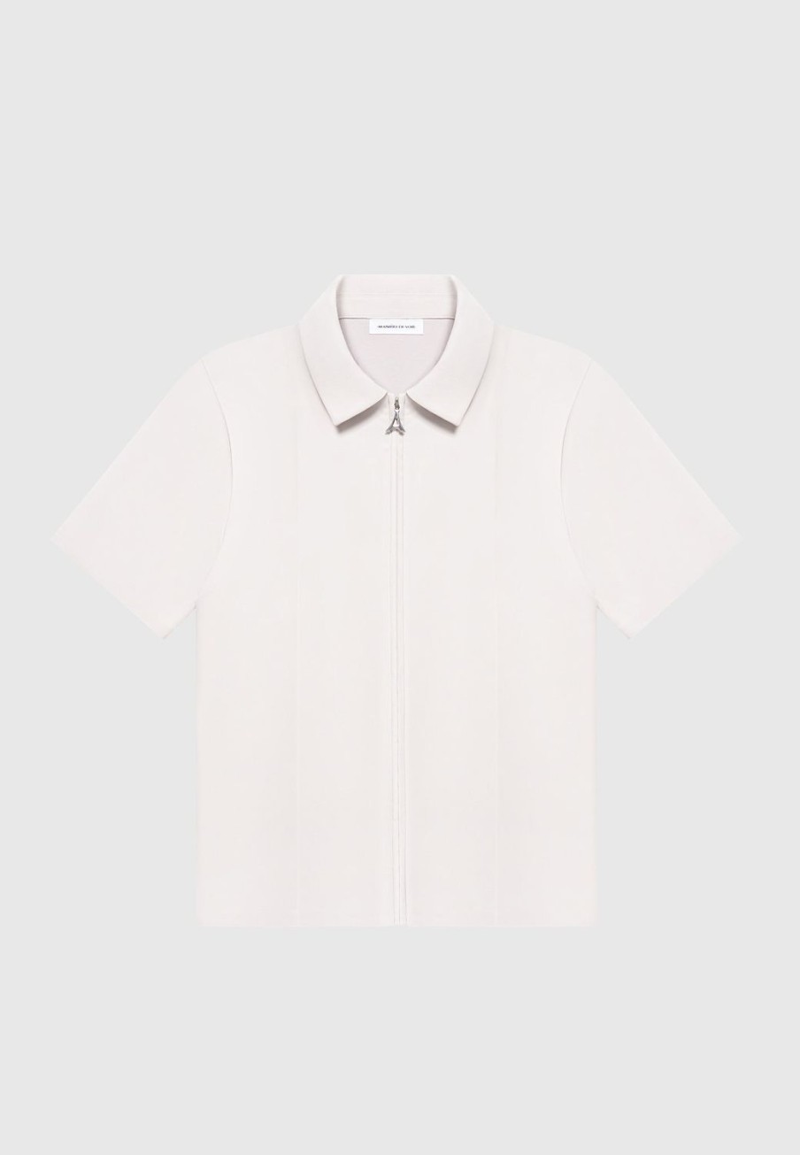 Maniere De Voir Tailored Shirt With Crease | Short Sets