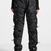 Maniere De Voir Nylon Bungee Ruched Cargo Pants | Cargo Pants & Joggers