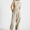 Maniere De Voir Tailored Pleated Cargo Trousers | Matching Sets