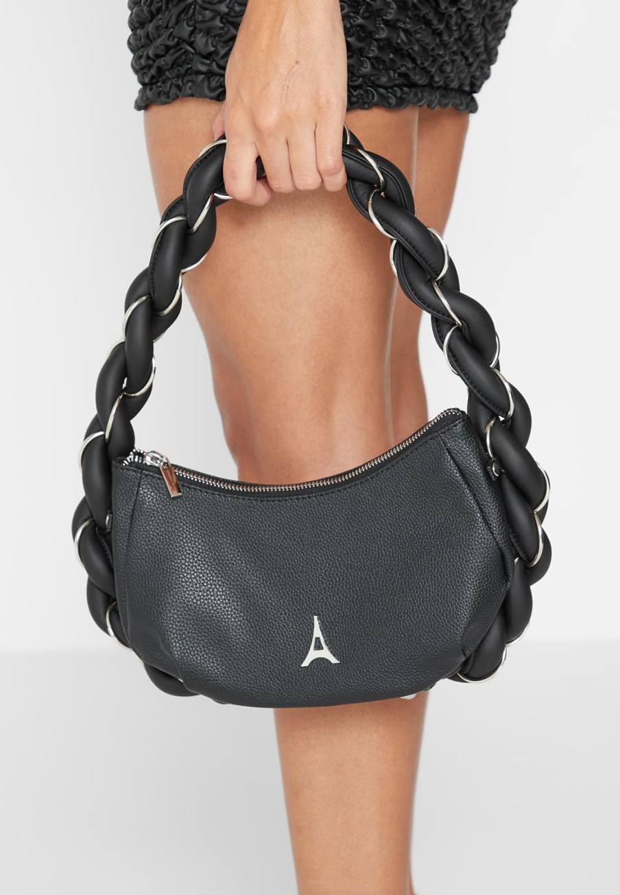 Maniere De Voir Chain Plaited Rope Handbag | Bags