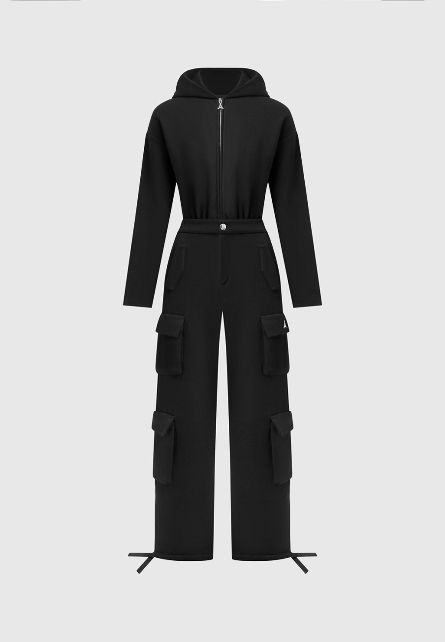 Maniere De Voir Hooded Cargo Jumpsuit | Jumpsuits & Playsuits