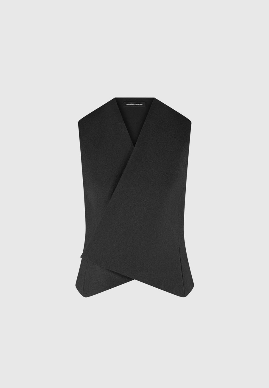 Maniere De Voir Tailored Wrap Waistcoat | Blazers & Waistcoats