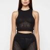 Maniere De Voir Knitted Crop Top | Matching Sets