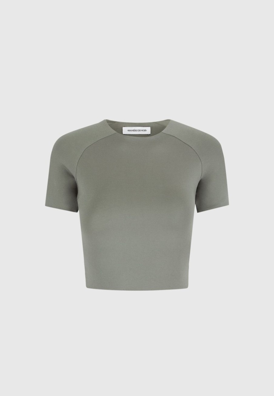 Maniere De Voir Eternelle Short Sleeve T Shirt | Tops & T Shirts