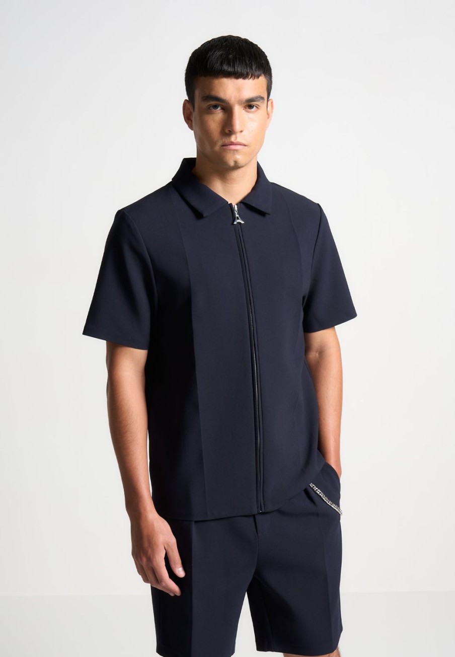 Maniere De Voir Tailored Shirt With Crease | Shirts