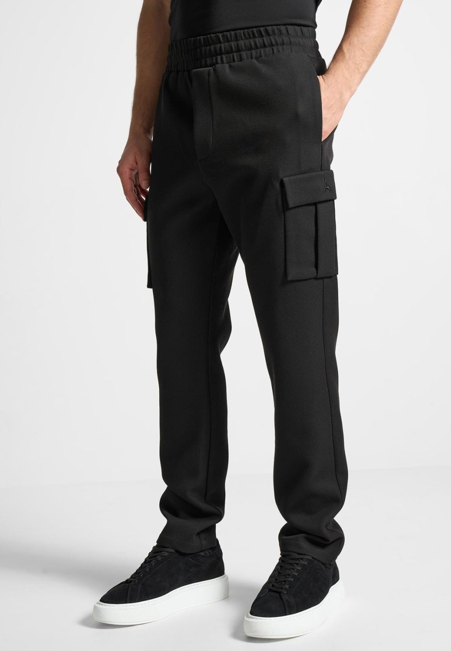 Maniere De Voir Twill Cargo Regular Fit Pants | Casual Trousers