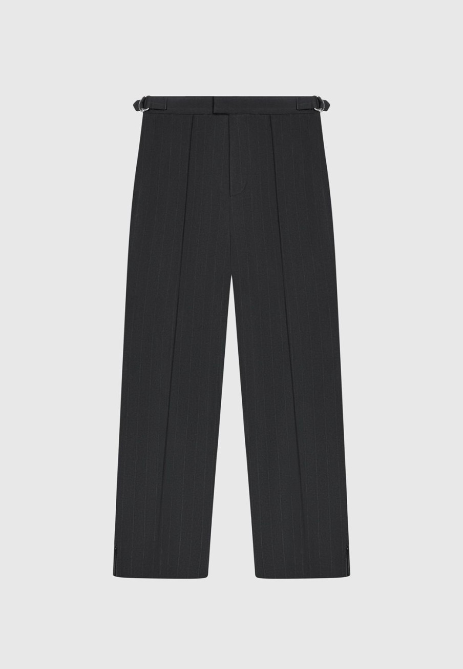 Maniere De Voir Pinstripe Tailored Trousers | Modern Tailoring