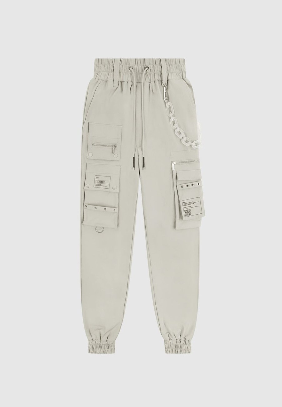 Maniere De Voir Cargo Pants With Frosted Chain | Cargo Pants & Joggers