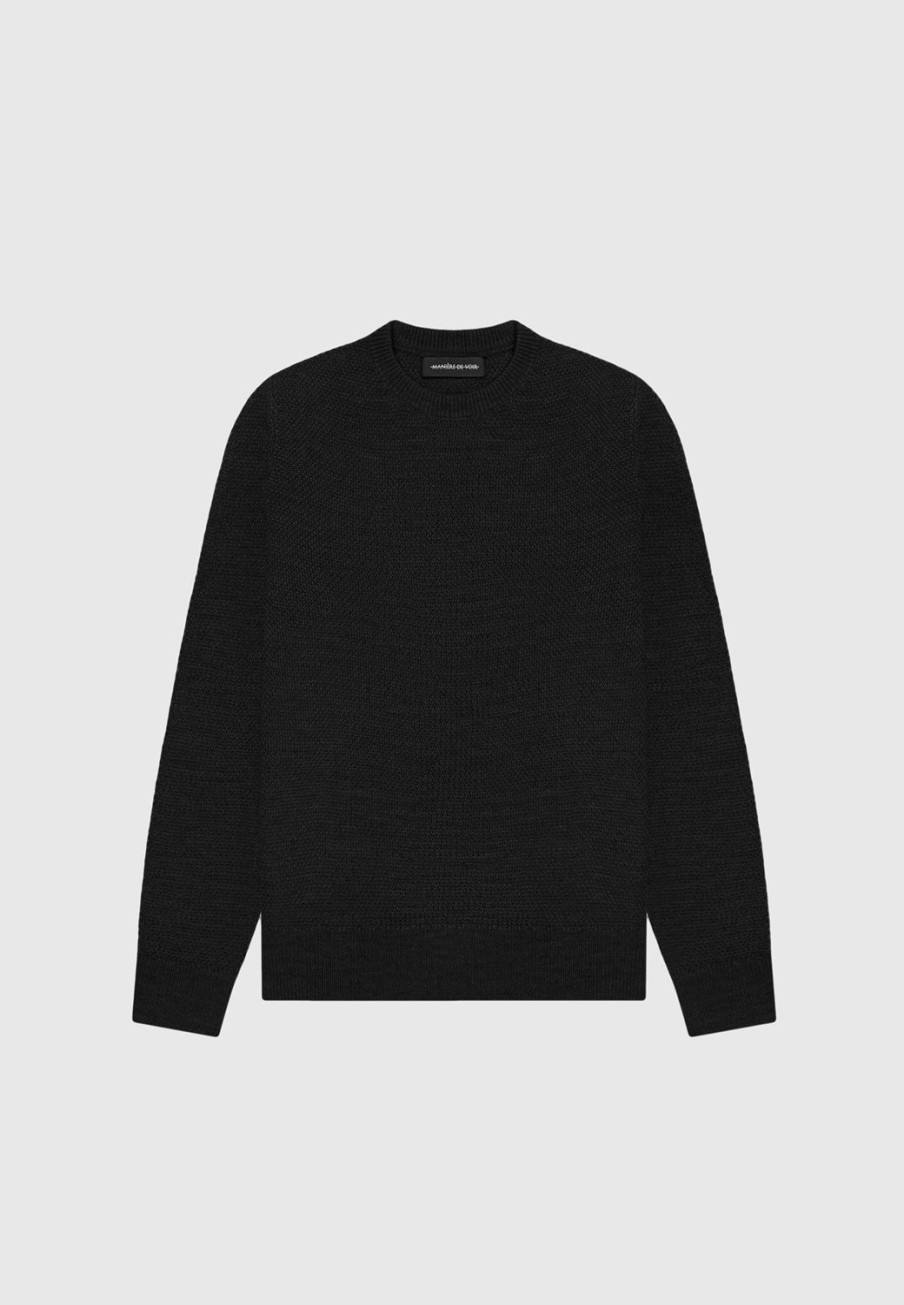 Maniere De Voir Eternel Textured Jumper | Knitwear