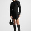 Maniere De Voir Asymmetric Knit Jumper Dress | Dresses