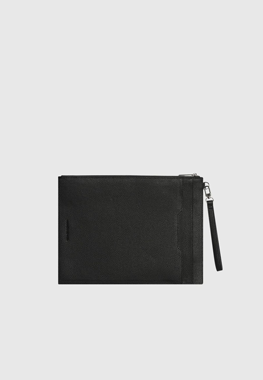 Maniere De Voir Vegan Leather Eiffel Laptop Case | Bags