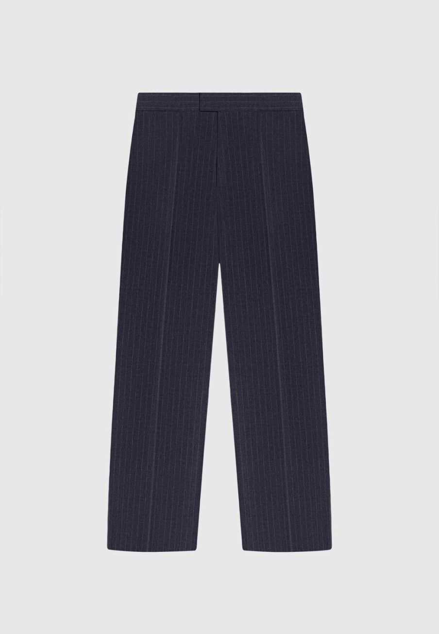 Maniere De Voir Pinstripe Tailored Trousers | Modern Tailoring