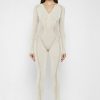 Maniere De Voir Knitted Contour Jumpsuit | Jumpsuits & Playsuits